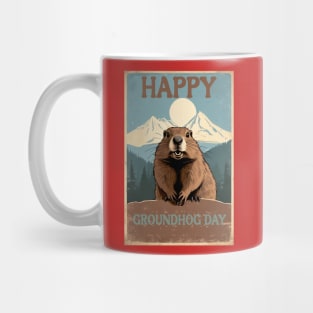 Funny Happy Groundhog Day for lover Groundhog Mug